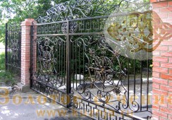 кованые ворота украшение любого парка или садового ансамбля