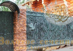 кованые ворота - надежная защита дома и сада